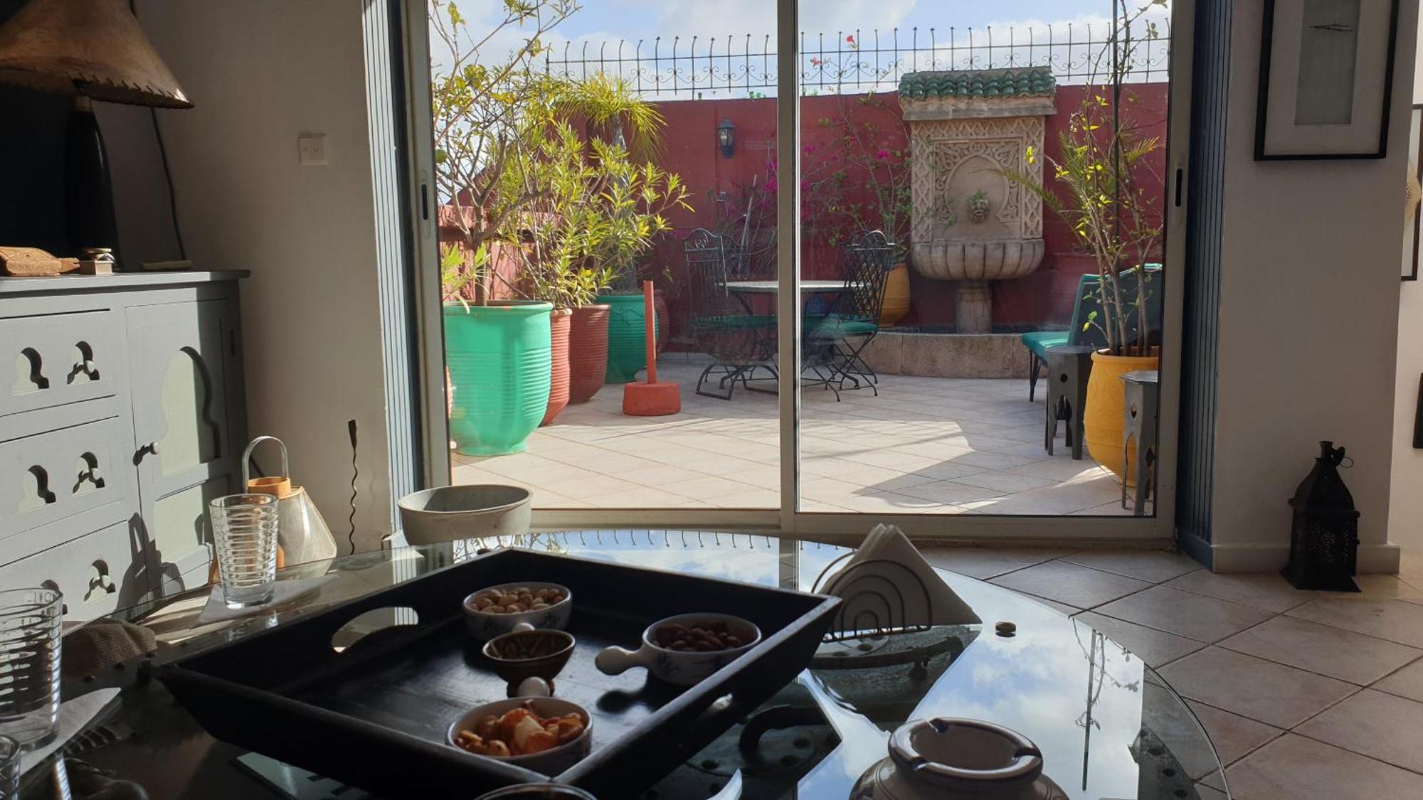 Appartement Agreable Avec 2 Tres Belles Terrasses Au Coeur De Rabat Eksteriør bilde